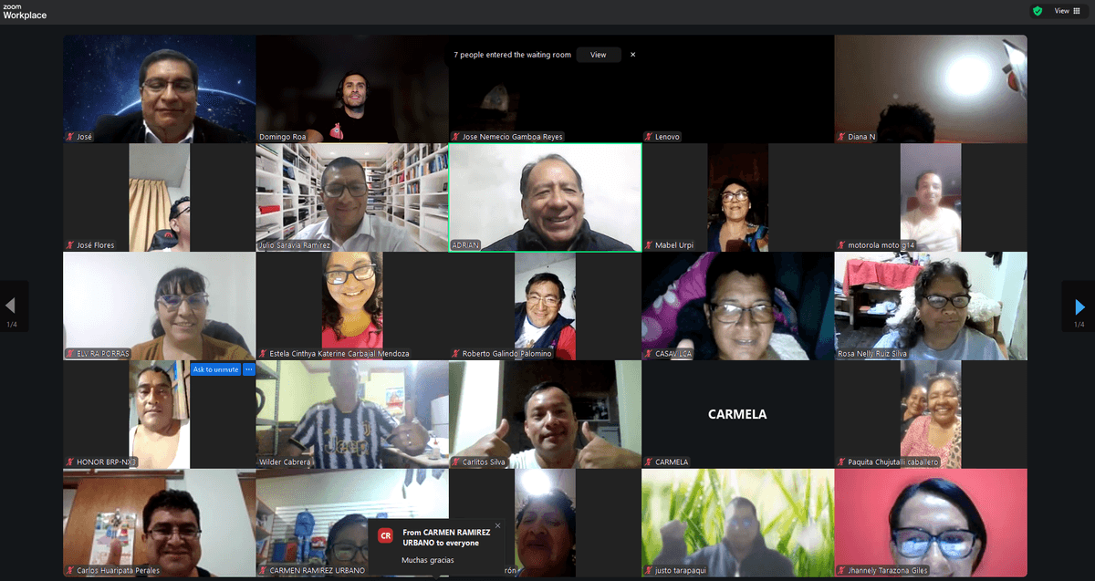 Taller Kali Te Enseña — docentes aprendiendo en vivo