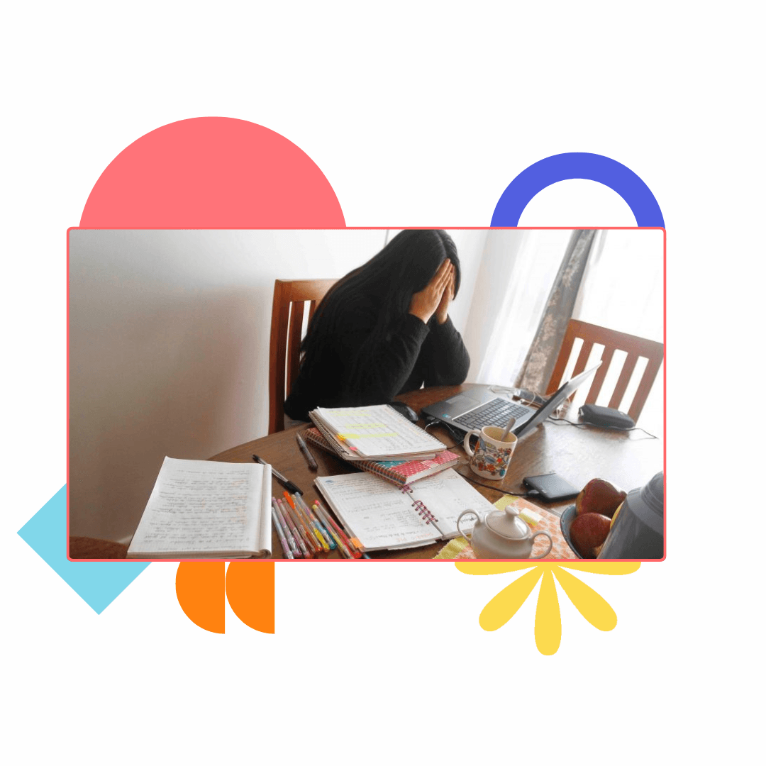 Docente abrumada por el trabajo administrativo